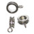 Bead sterling silver charm spacer Converter .925 Converters spacers H1
