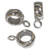Bead sterling silver charm spacer Converter .925 Converters spacers I1