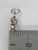 Squirrel TINY sterling silver charm .925 Squirrels charms side view