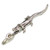 Alligator Crocodile Tiny sterling silver charm .925 Gators and Crocs