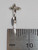 Initial C small Letter sterling silver charm .925 Initials charms detail