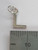 Initial L small Letter sterling silver charm .925 Letters charms detail