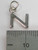 Initial N small Letter sterling silver charm .925 Letters charms detail