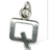 Initial Q small Letter sterling silver charm .925 x 1 Initials charms