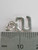 Initial S small Letter sterling silver charm .925 Letters charms size example
