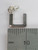 Initial U small Letter sterling silver charm .925 Letters charms detail