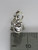 Squirrel sterling silver charm .925 Squirrels charms A side view