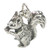 Squirrel sterling silver charm .925 x 1 Squirrels charms B