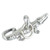Alligator Crocodile sterling silver charm .925 x 1 gators crocs charms