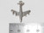 707 Jumbo Jet aeroplane sterling silver charm .925 x 1 Airplane charms detail