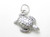 Turtle sterling silver charm .925 Turtles turtel turtels charms Q additional view