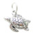 Turtle sterling silver charm .925 x 1 Turtles turtel turtels charms R