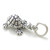Tortoise Turtle sterling silver charm .925 x 1 Tortoises Turtles charms A1