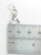 Memory Ribbon sterling silver charm .925 Awareness Charity Ribbons detail