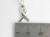 Awareness Charity ribbon sterling silver charm .925 x 1 Charities charms side view