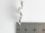 Mouse 2D sterling silver charm .925 Mice Rat Rats charms size example