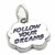 Follow Your Dreams sterling silver charm .925 x 1 Wish Dreamer charms