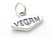 Vegan sterling silver charm .925 x 1 Vegans Non Meat Eater charms additional view