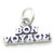 Bon Voyage sterling silver charm .925 Leaving Trip Good Journey charms