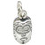 African mask sterling silver charm .925 War Masks Ritual Masquerades