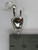 Wheelbarrow sterling silver charm .925 Wheel Barrow gardening charms A1 size example
