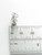 Salt and Pepper Mill sterling silver charm .925 Condiment charms side view