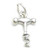 Corkscrew sterling silver charm .925 Cork Screw Wine Bottle charms
