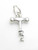 Corkscrew sterling silver charm .925 x 1 Cork Screw Wine Bottle charms additional view