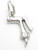 Hosepipe Spray Gun sterling silver charm .925 Hoses Hose Pipe charms additional view