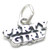 Party Girl sterling silver charm .925 x 1 Parties Girls charms