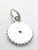 Circular Saw Disc sterling silver charm .925 x 1 Cutting Discs charms