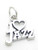 I Love Jazz sterling silver charm .925 x 1 Music Musician charms additional view