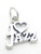 I Love Jazz sterling silver charm .925 Music Musician charms additional view