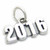 2016 year sterling silver charm .925 x 1 Wedding Birthday Graduation
