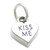 Kiss Me sterling silver charm .925 x 1 Kissing Kisser Love charms