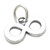 Infinity sterling silver charm .925 x 1 Forever Together Eternity charms