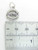 Recycle sterling silver charm .925 Recycling Re-cycle charms detail
