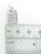 Eye Chart Eyesight Test sterling silver charm .925 charms Optician detail
