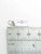 Eye Chart Eyesight Test sterling silver charm .925 x 1 charms Optician size example