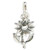 Flower sterling silver charm .925 x 1 Flowers and Plants charms