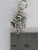 Flower sterling silver charm .925 x 1 Flowers and Plants charms size example