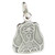 Cute Dog sterling silver charm .925 Doggys charms