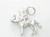 Royal Guard on Horseback sterling silver charm .925 x 1 Guards charms side view
