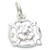 Tudor Rose sterling silver charm .925 x 1 England York Union charms