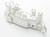 Windsor Castle sterling silver charm .925 British Royal Castles alternate view