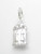 Sporran sterling silver charm .925 Scotland Scottish charms additional view