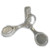 Comb Brush and Mirror sterling silver charm .925 Beauty charms