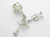 Crown - Guard - Eros sterling silver charm .925 London England charms extra view