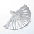 Hand fan sterling silver charm pendant .925 Ladies Fans charms additional view