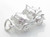 Car sterling silver charm .925 x 1 Cars Automobile Vehicle charms M side view
